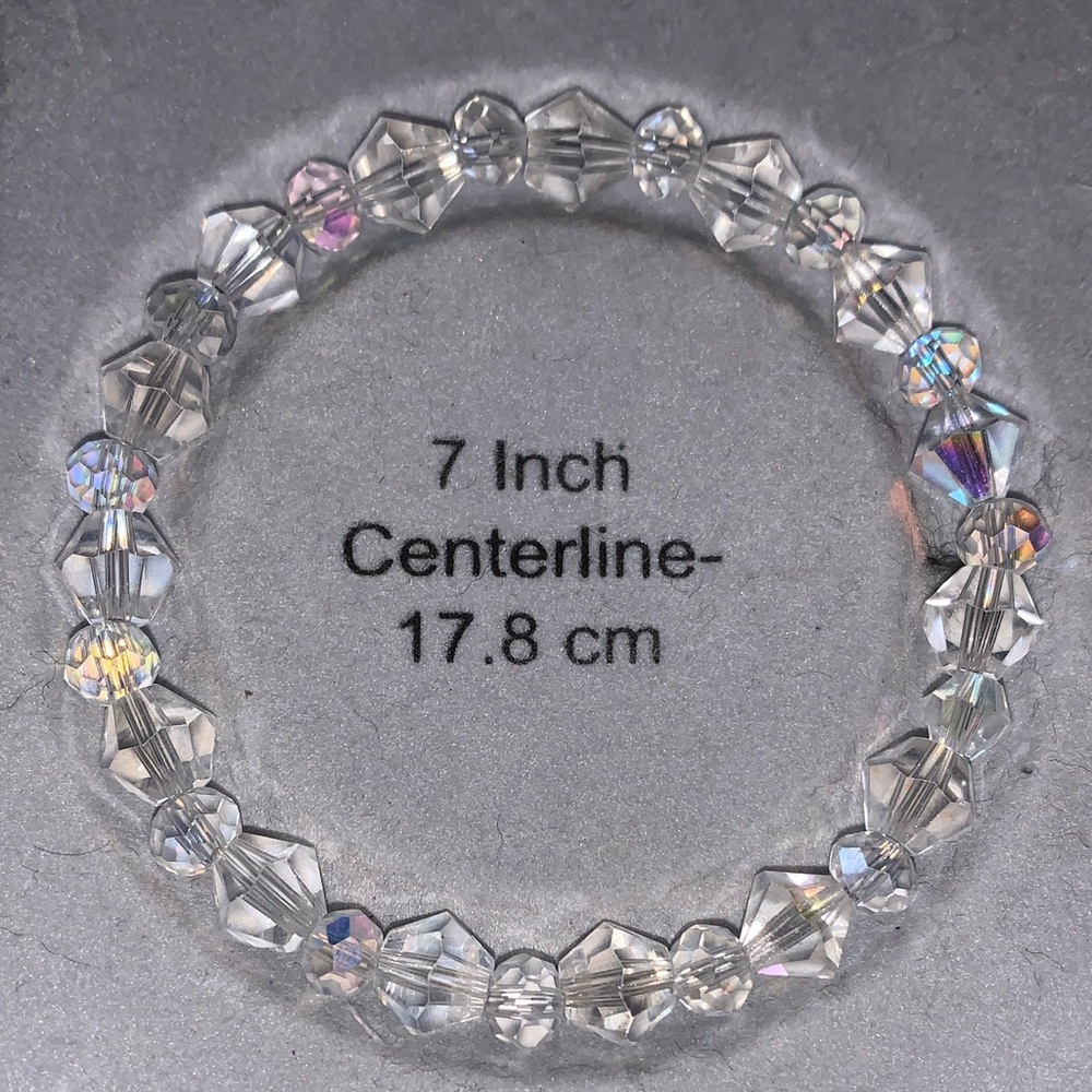 Aurora borealis crystal stretch Bracelet